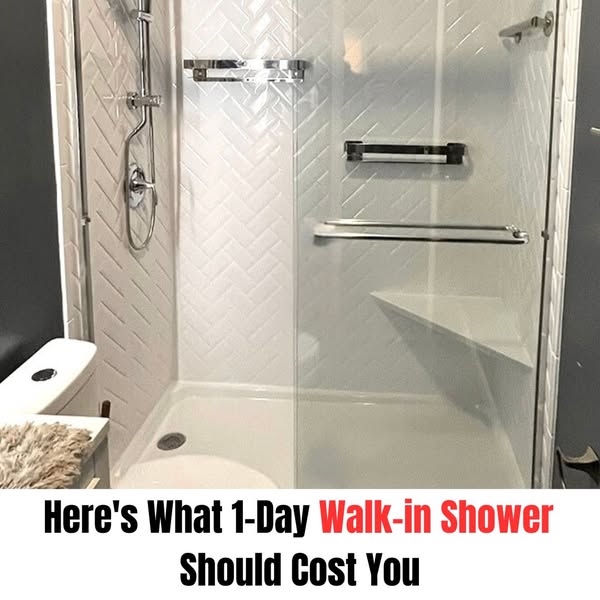 Here’s What a New 1-Day Walk-in Shower Should Cost